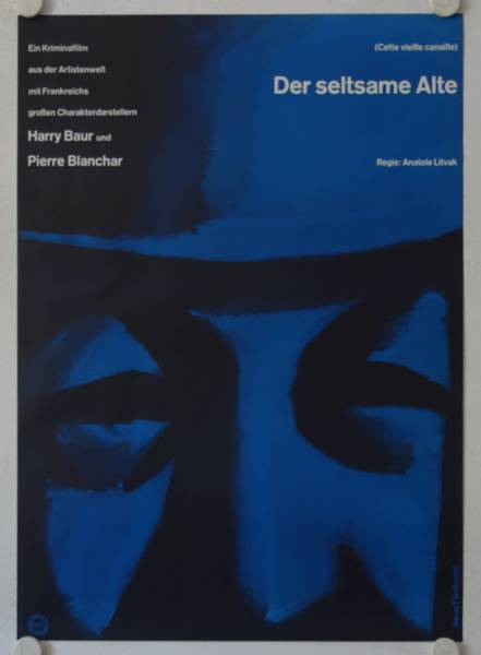 Der seltsame Alte originales deutsches Filmplakat
